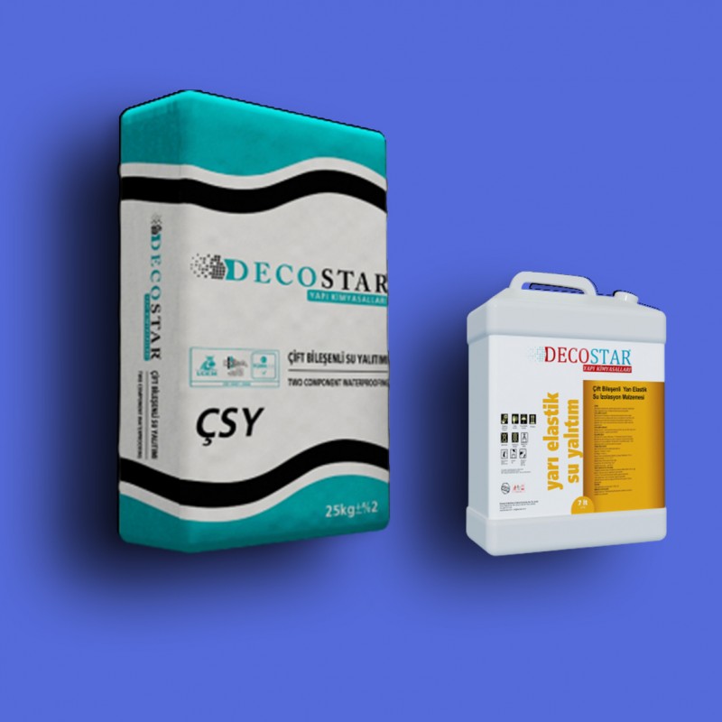 Çift Bileşenli Su Yalıtımı Yarı Elastik